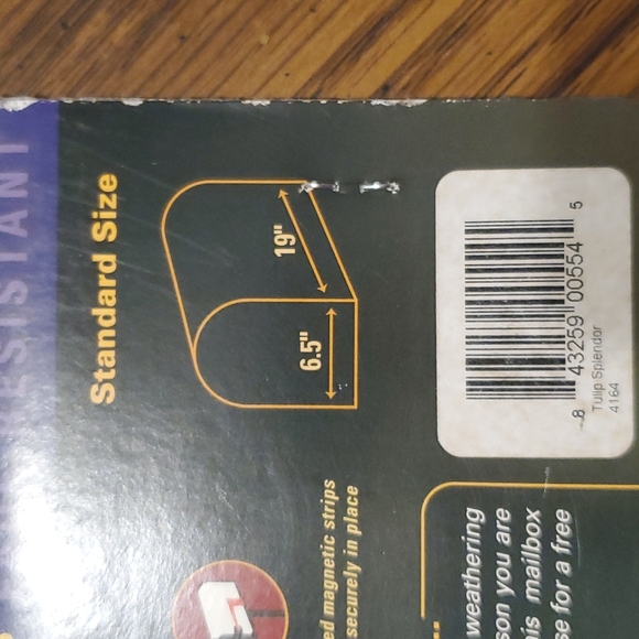 MAILWRAPS Addressable-Tulip Splendor-Spring-All-Weather Vinyl-Numbers-NEW - Picture 7 of 8